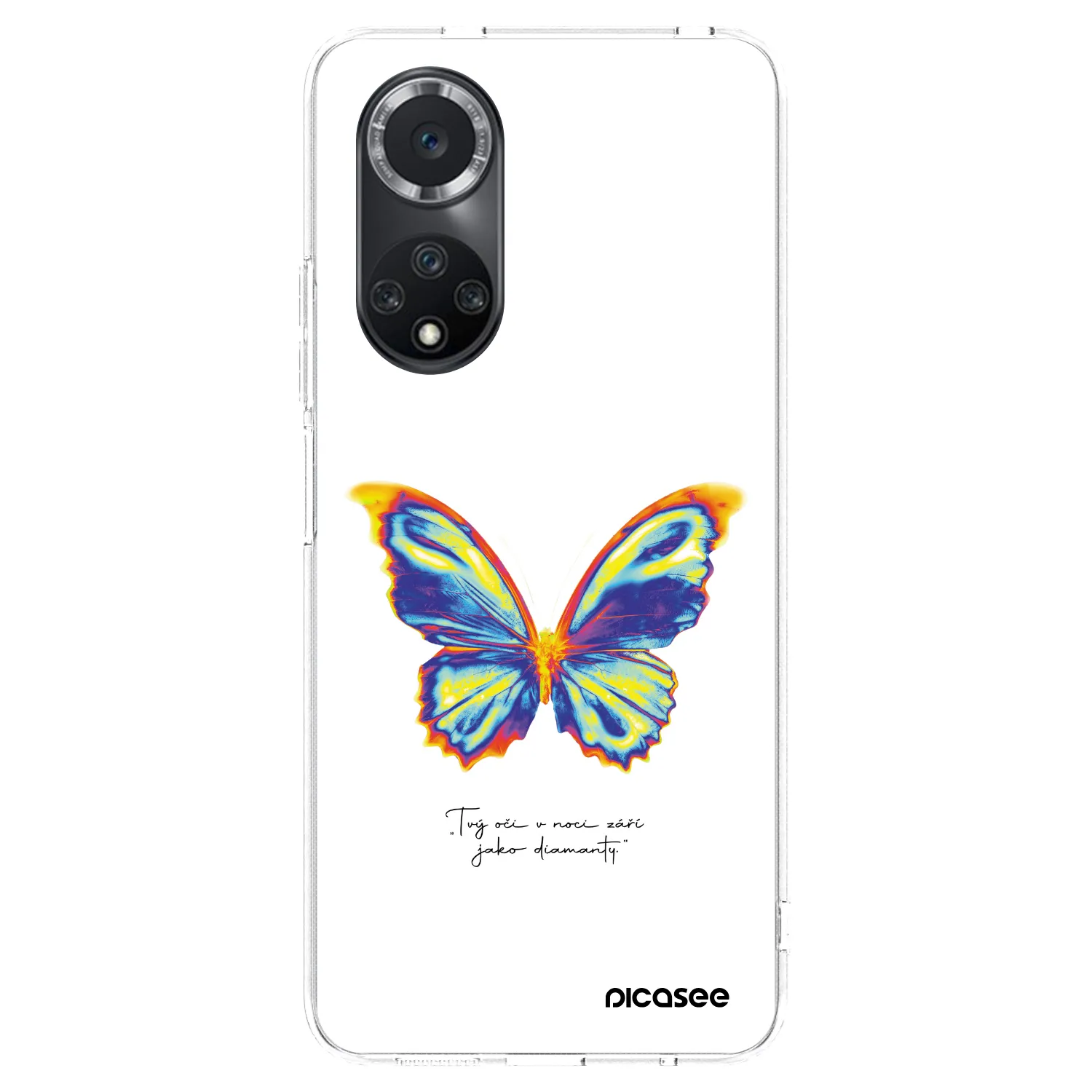 Picasee Huawei Nova 9 SE Hülle - Transparentes Silikon - Diamanty White