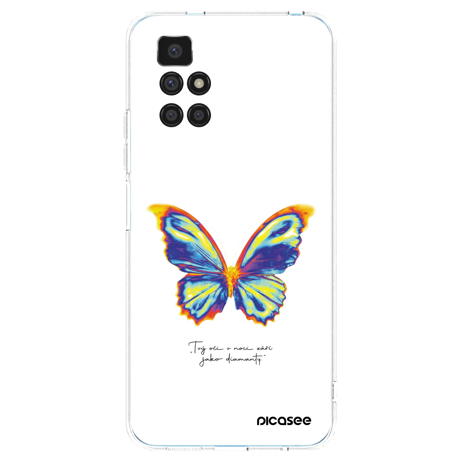 Picasee Xiaomi Redmi 10 (2022) Hülle - Transparentes Silikon - Diamanty White