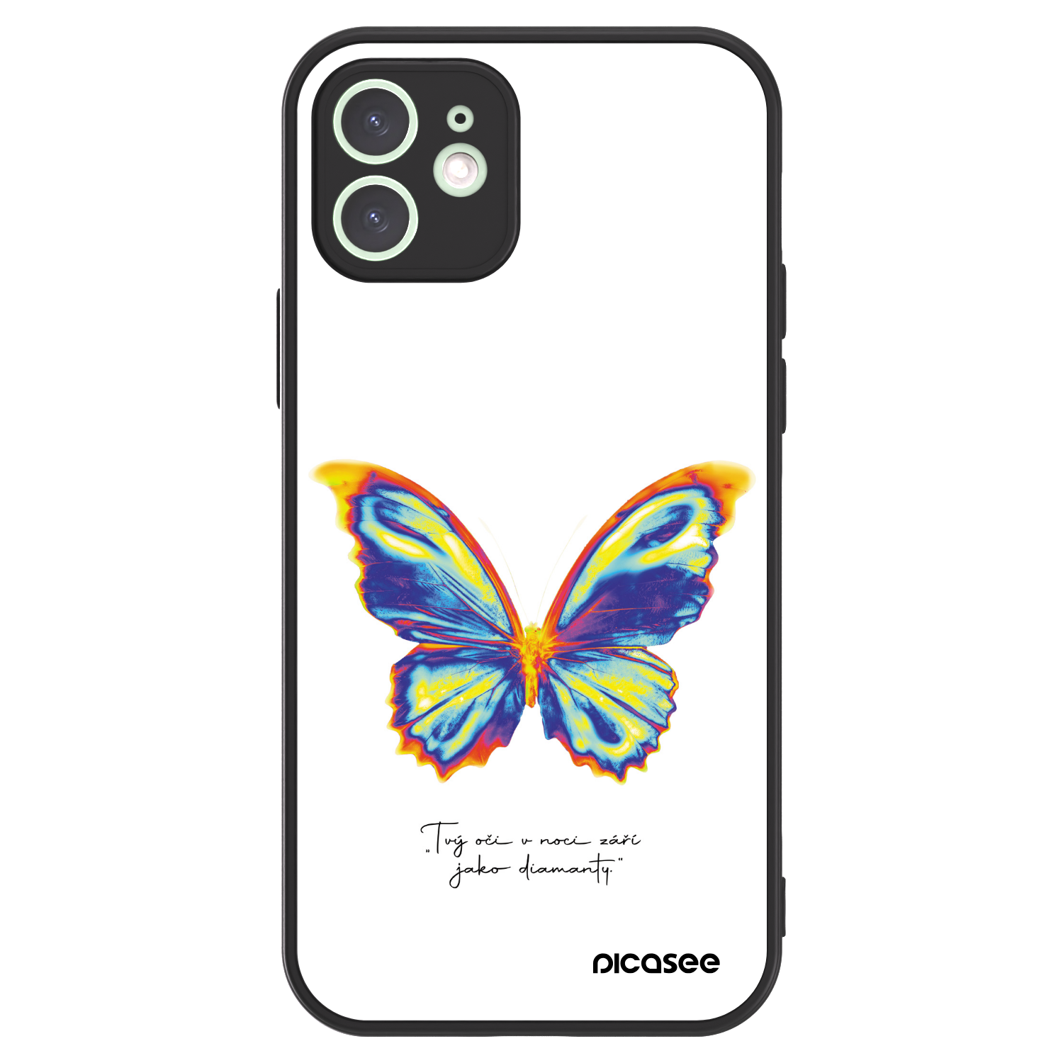 Picasee ULTIMATE CASE MagSafe für Apple iPhone 12 - Diamanty White