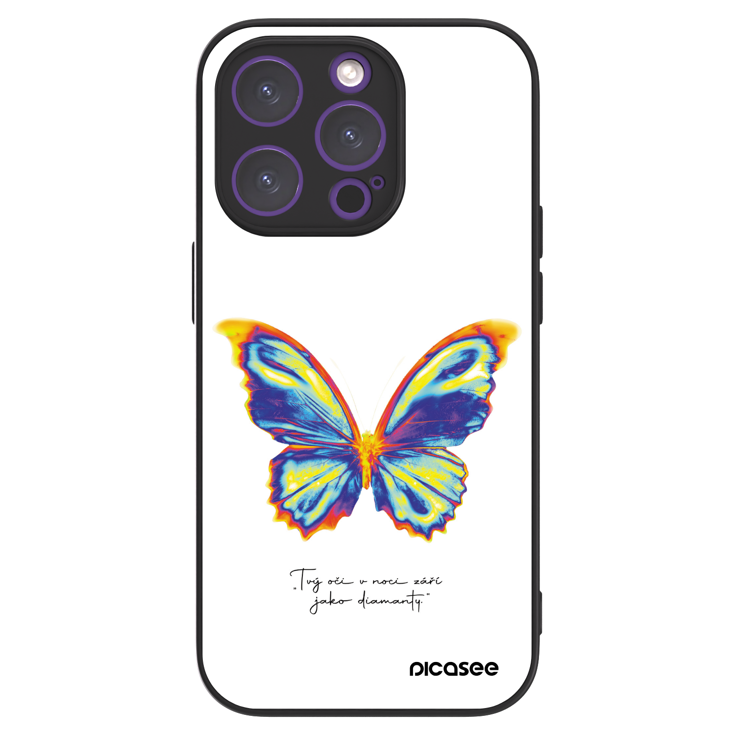 Picasee ULTIMATE CASE MagSafe für Apple iPhone 14 Pro - Diamanty White