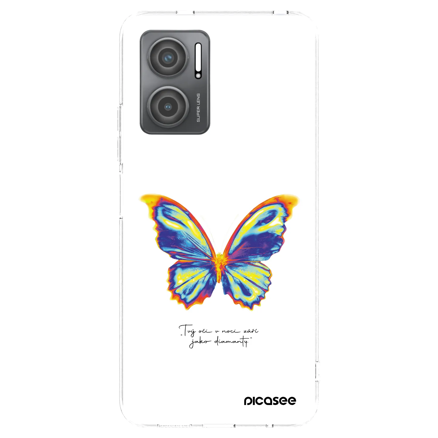 Picasee Xiaomi Redmi 10 5G Hülle - Transparentes Silikon - Diamanty White