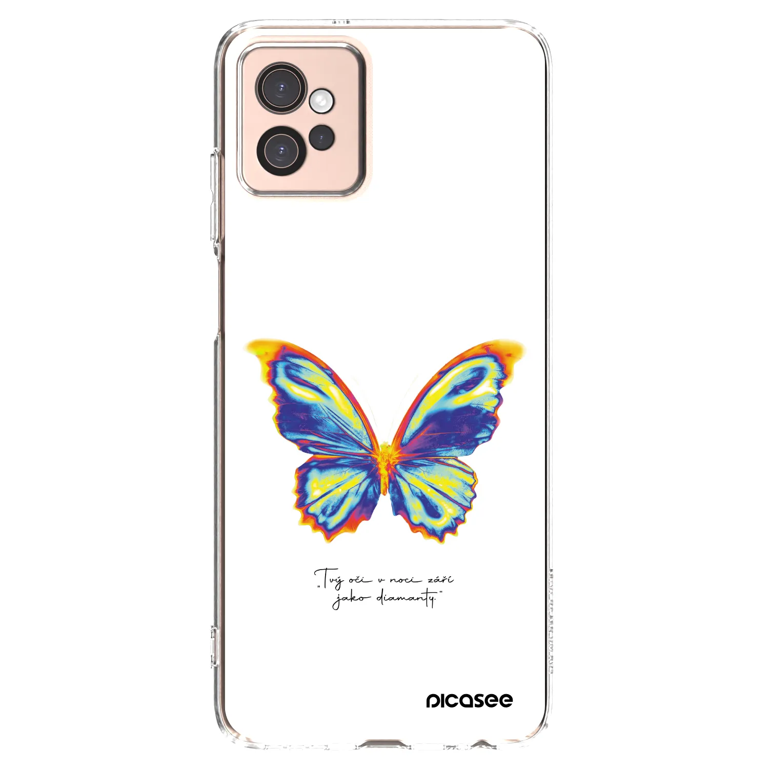 Picasee Motorola Moto G32 Hülle - Transparentes Silikon - Diamanty White