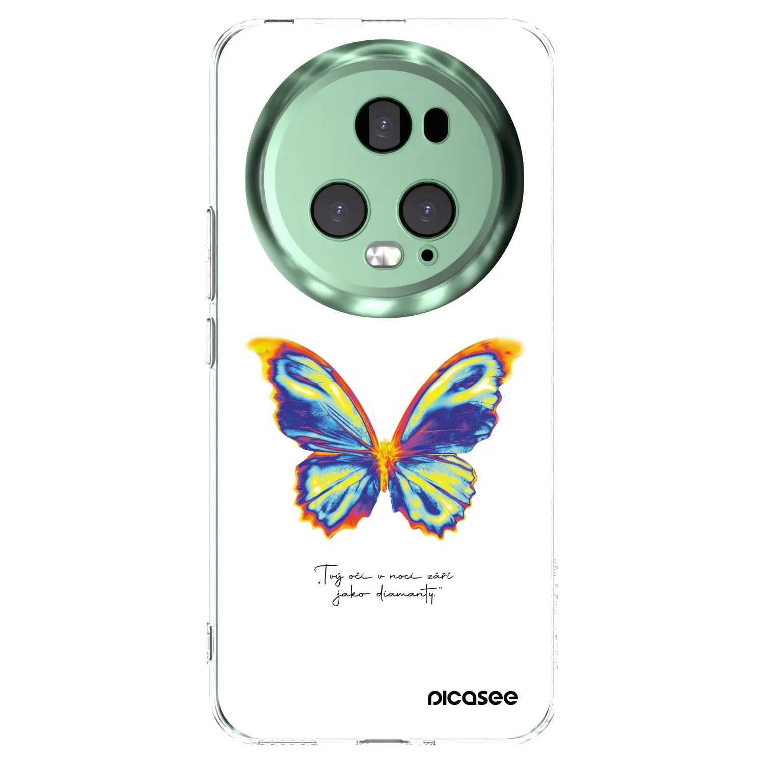 Picasee Honor Magic5 Pro Hülle - Transparentes Silikon - Diamanty White