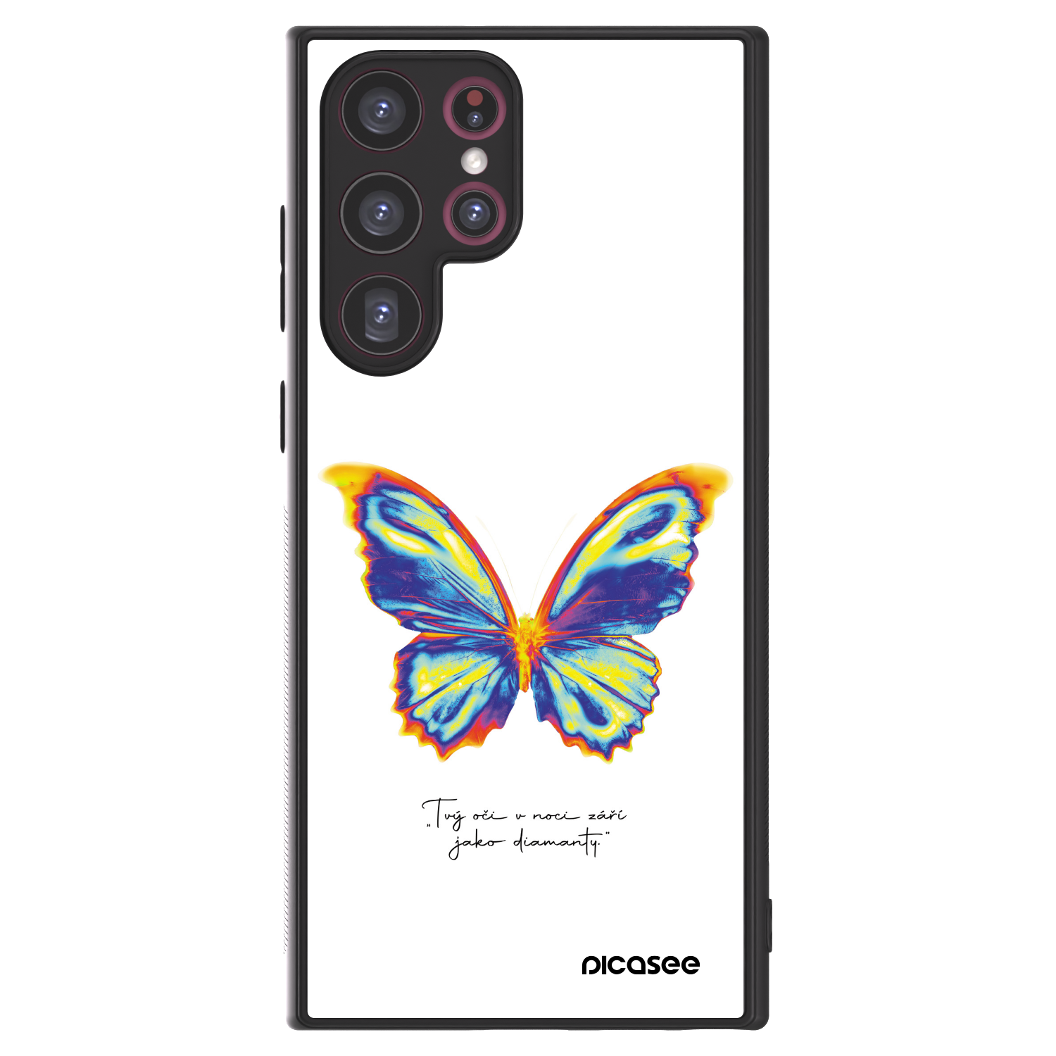 Picasee ULTIMATE CASE PowerShare für Samsung Galaxy S22 Ultra 5G - Diamanty White