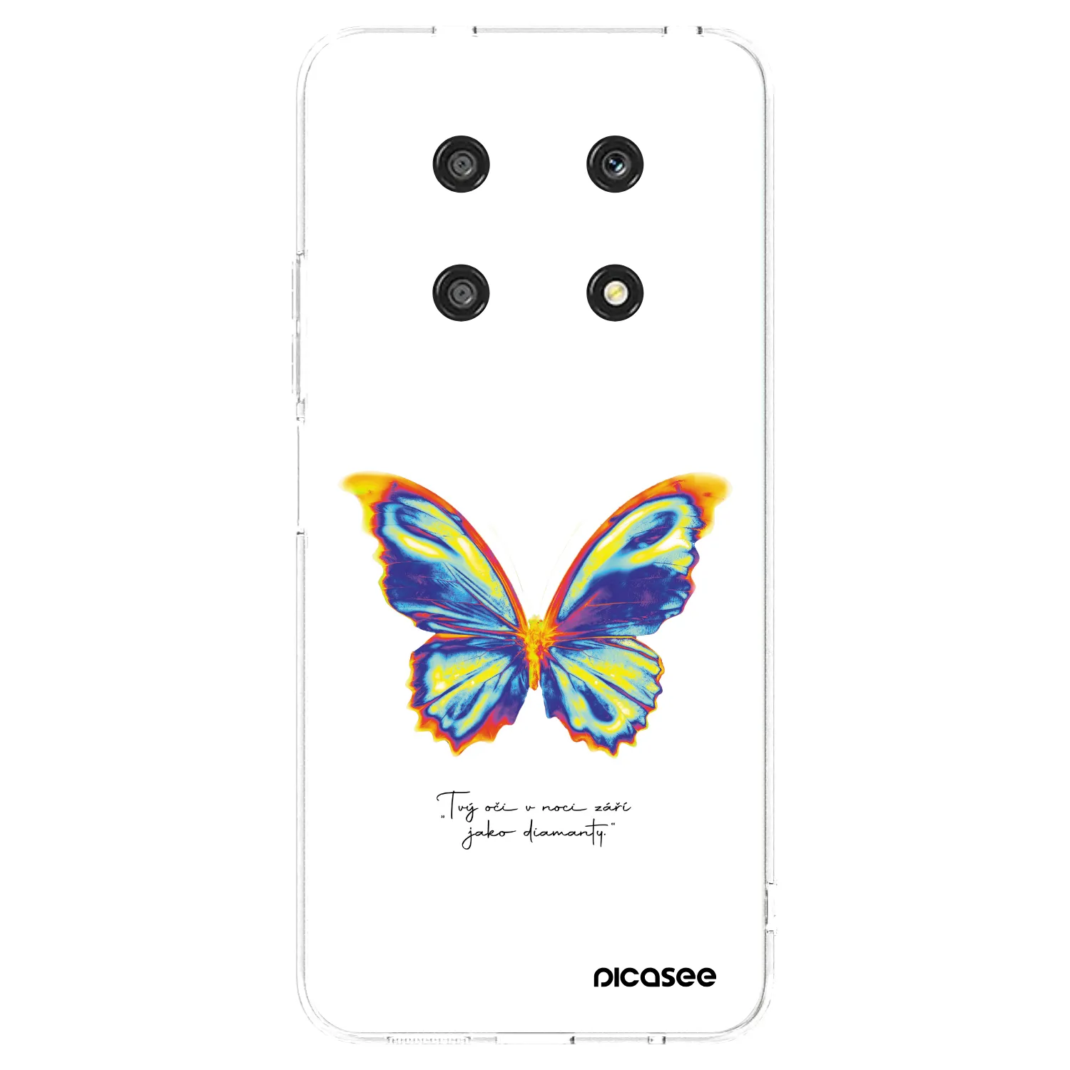 Picasee Honor Magic4 Lite 5G Hülle - Transparentes Silikon - Diamanty White