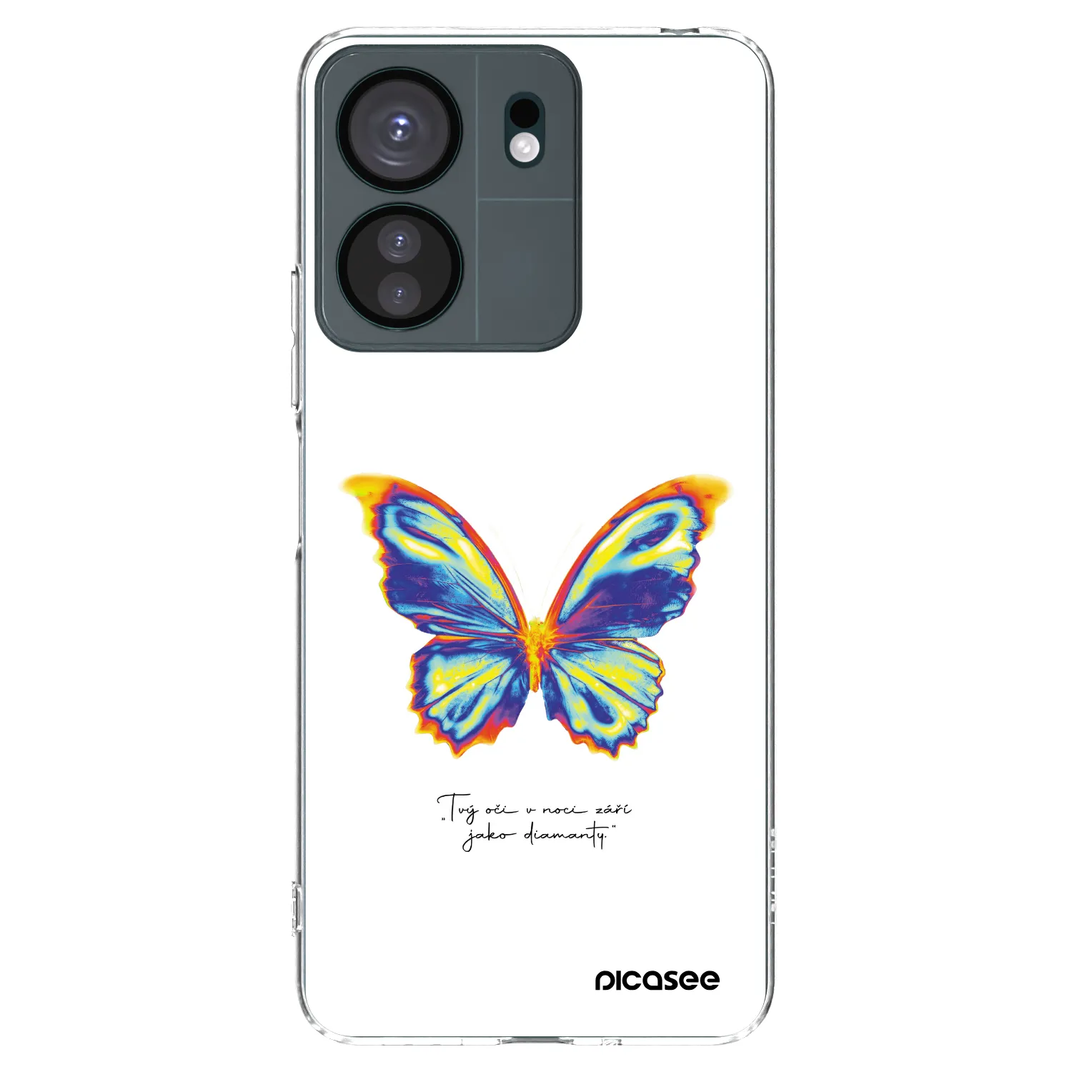 Picasee Xiaomi Redmi 13C 4G Hülle - Transparentes Silikon - Diamanty White