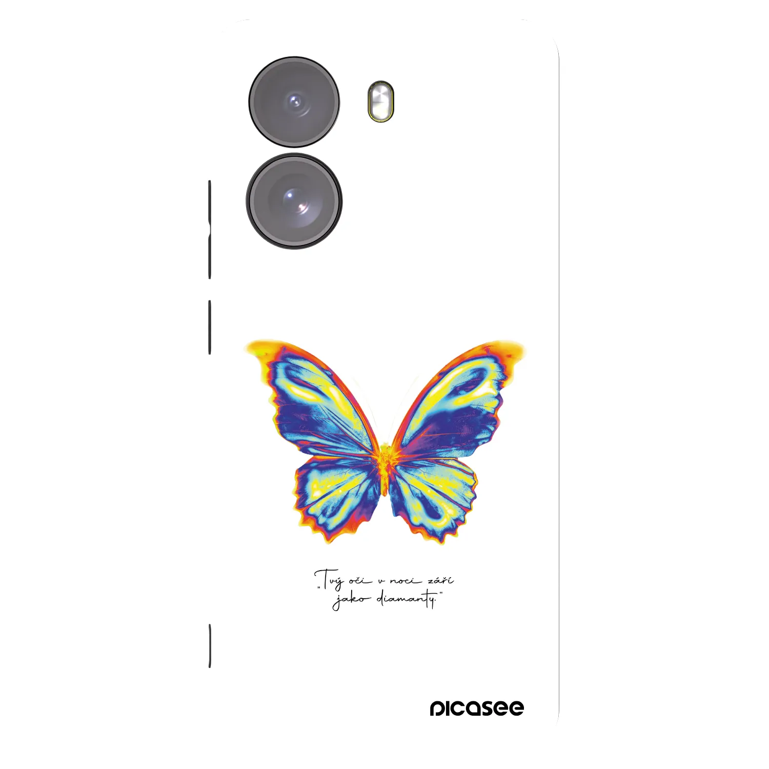 Picasee Xiaomi Poco X7 Hülle - Schwarzes Silikon - Diamanty White