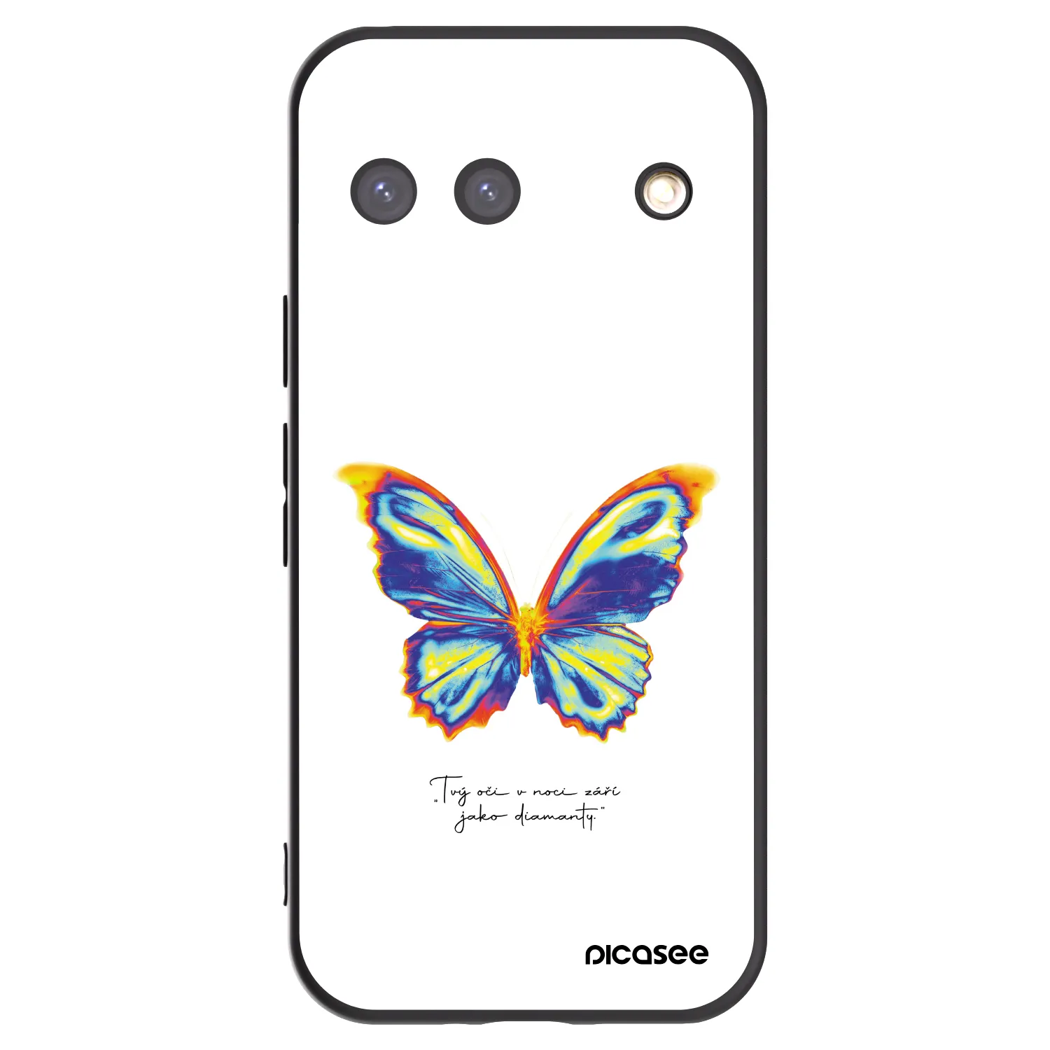 Picasee Google Pixel 9 Hülle - Schwarzes Silikon - Diamanty White