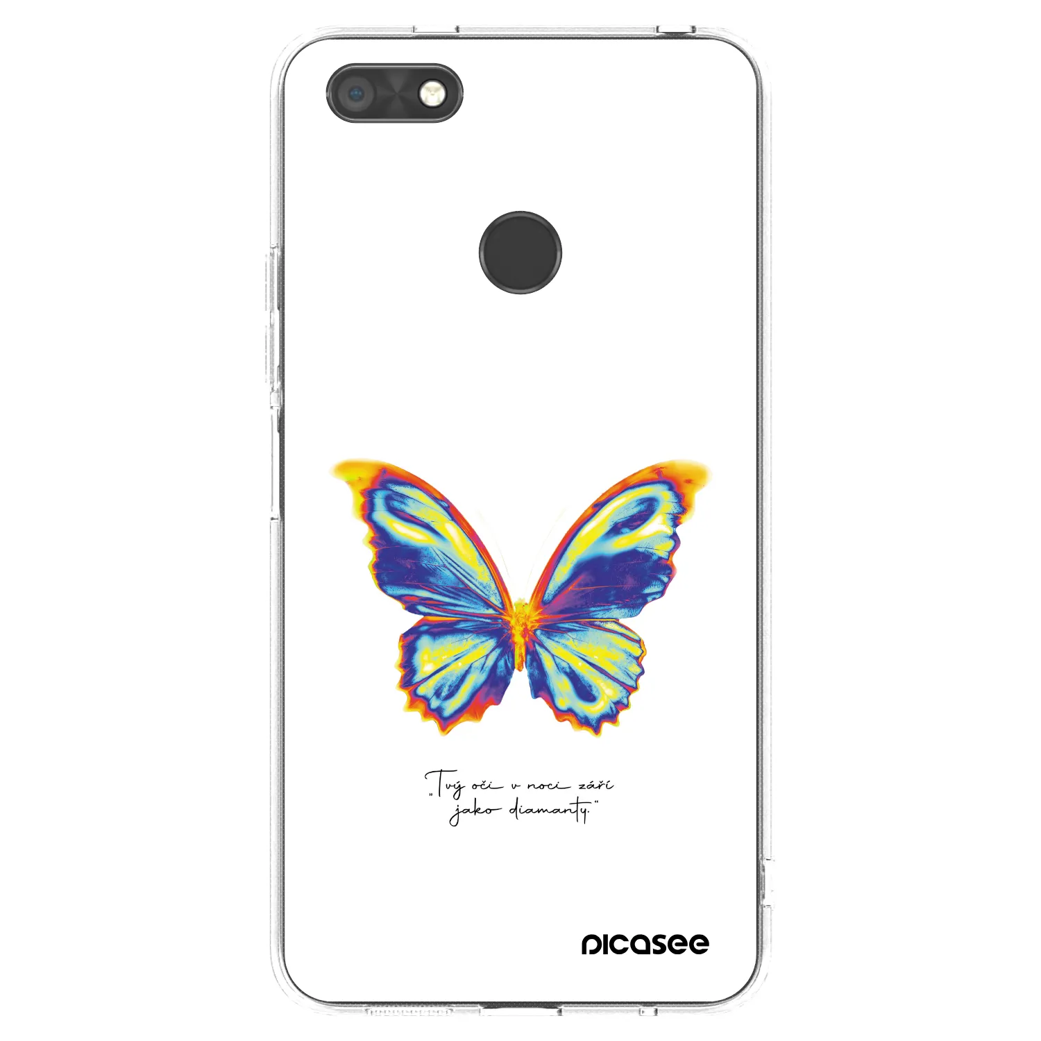 Picasee Huawei P9 Lite Mini Hülle - Transparentes Silikon - Diamanty White