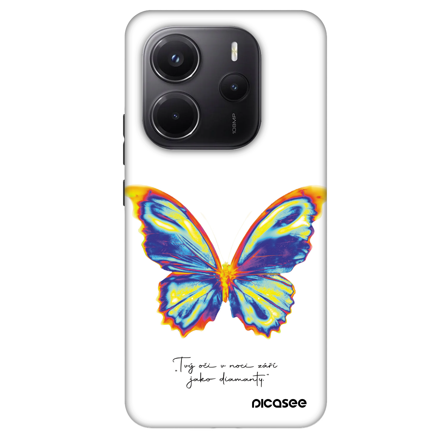 Picasee Fashion Case für Xiaomi Redmi Note 14 5G - Diamanty White