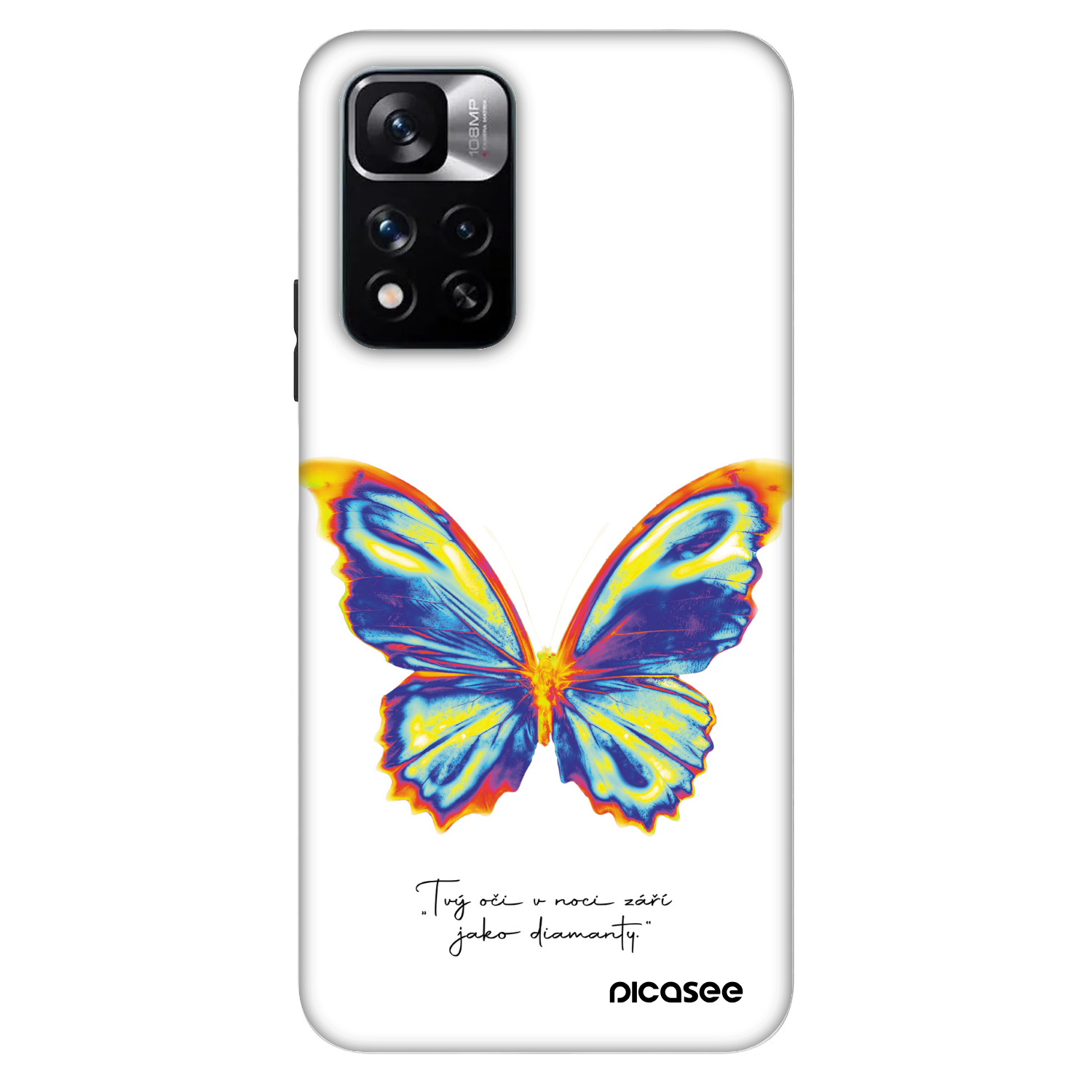 Picasee Fashion Case für Xiaomi Redmi Note 11 Pro - Diamanty White