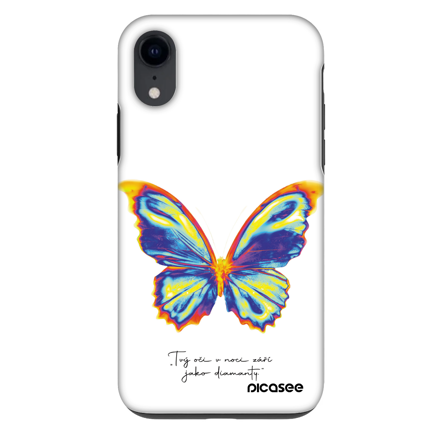 Picasee Fashion Case für Apple iPhone XR - Diamanty White