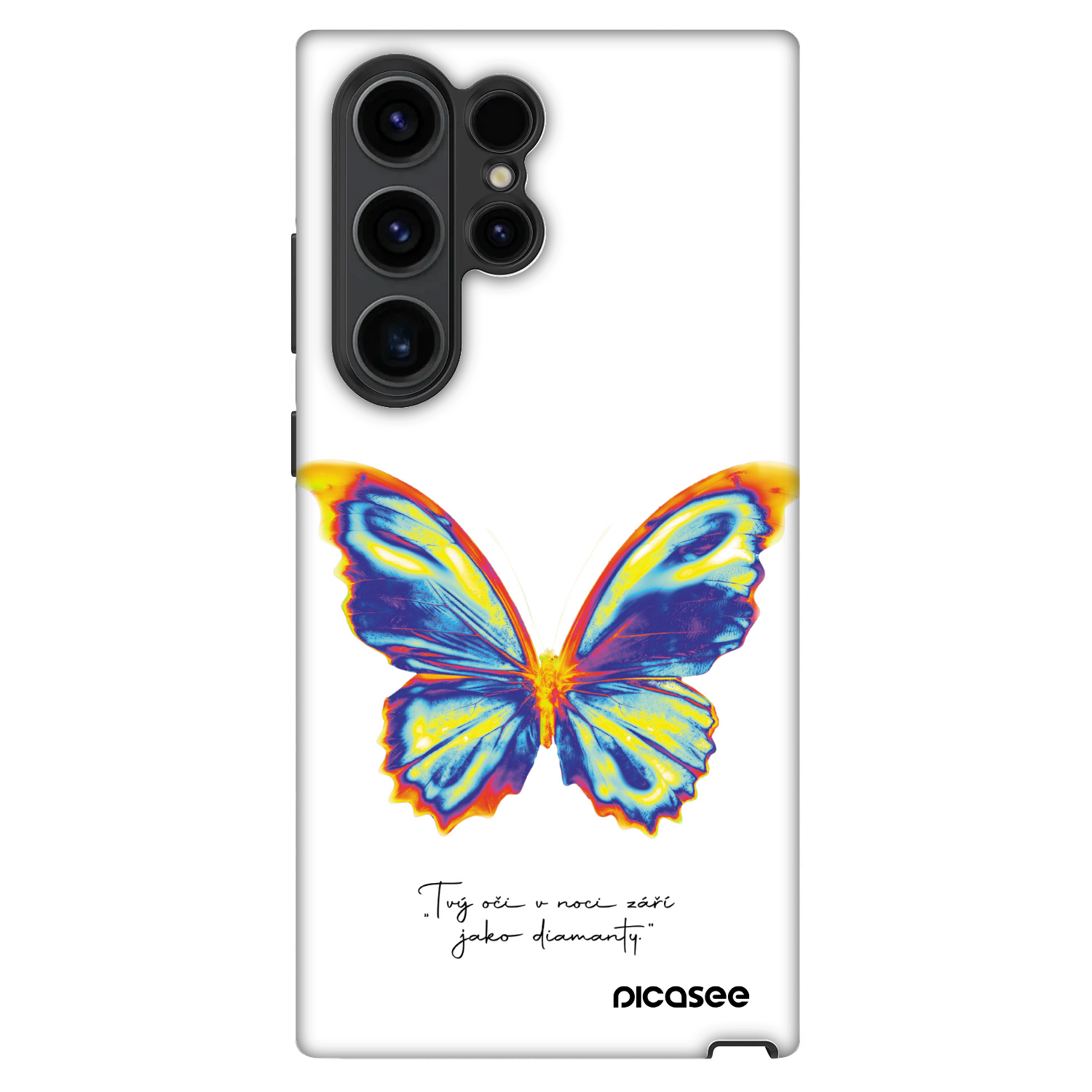 Picasee Fashion Case für Samsung Galaxy S23 Ultra 5G - Diamanty White