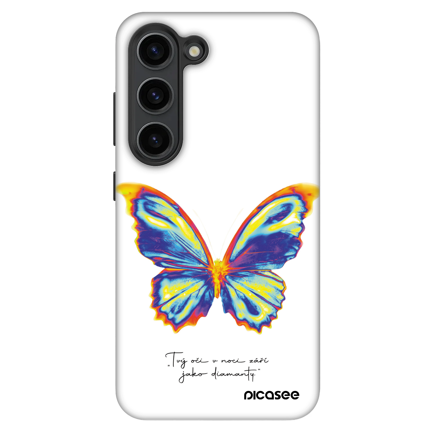 Picasee Fashion Case für Samsung Galaxy S23 5G - Diamanty White
