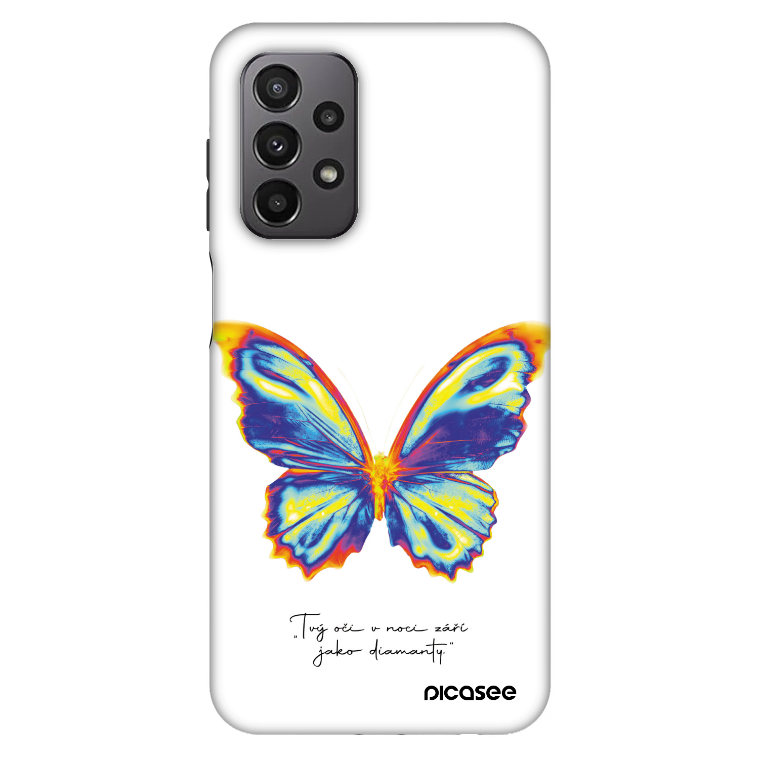 Picasee Fashion Case für Samsung Galaxy A23 A235F 4G - Diamanty White