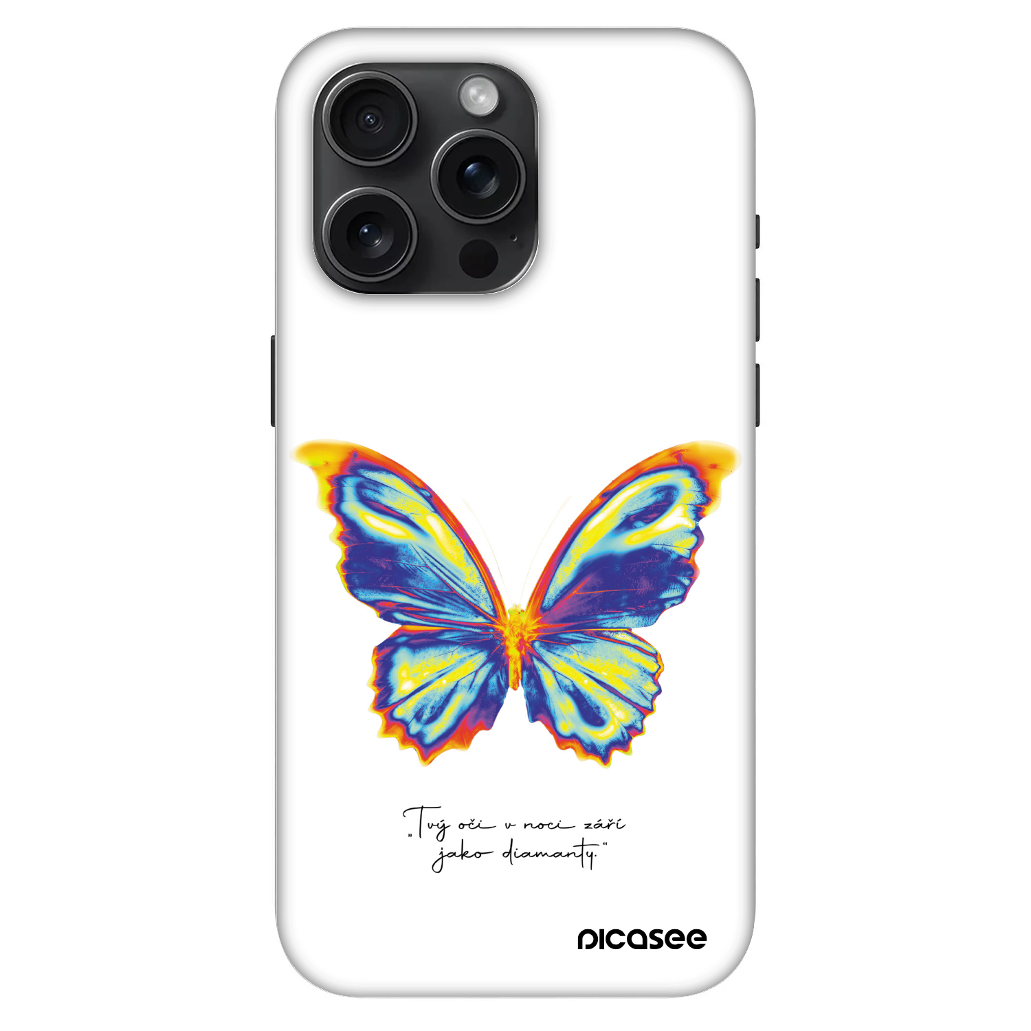 Picasee Fashion Case MagSafe für Apple iPhone 15 Pro Max - Diamanty White