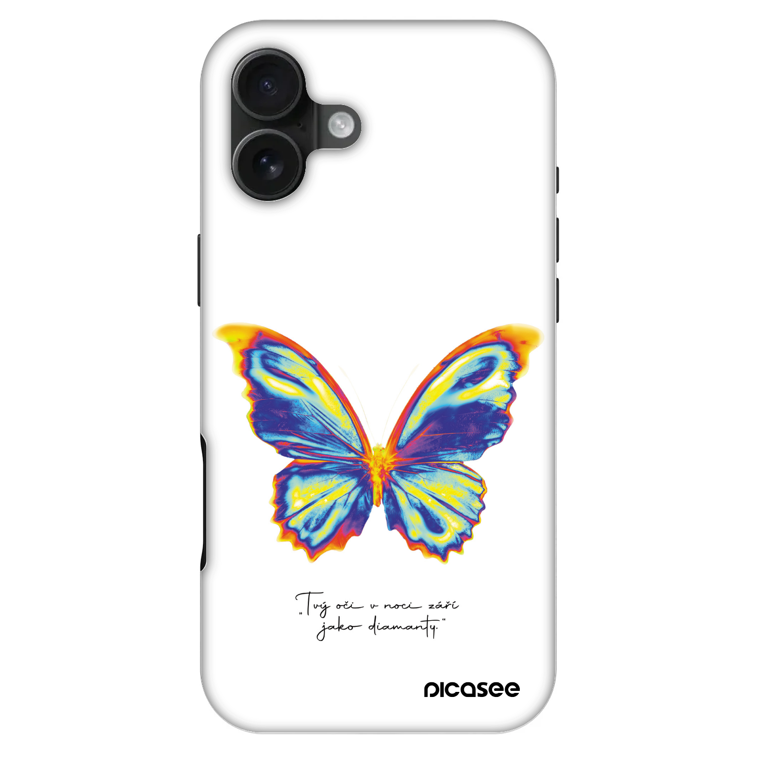 Picasee Fashion Case MagSafe für Apple iPhone 16 Plus - Diamanty White