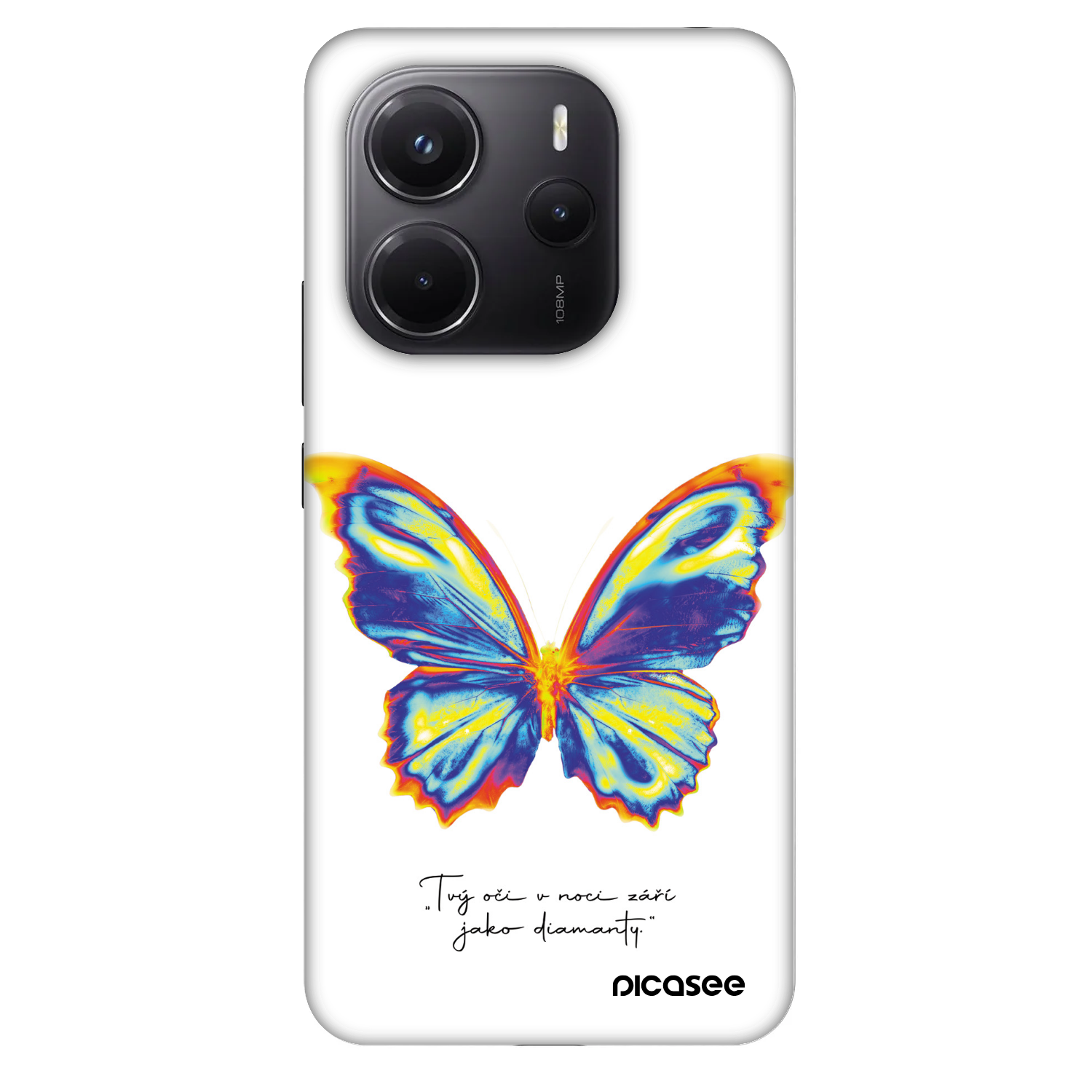 Picasee Fashion Case für Xiaomi Redmi Note 14 4G - Diamanty White