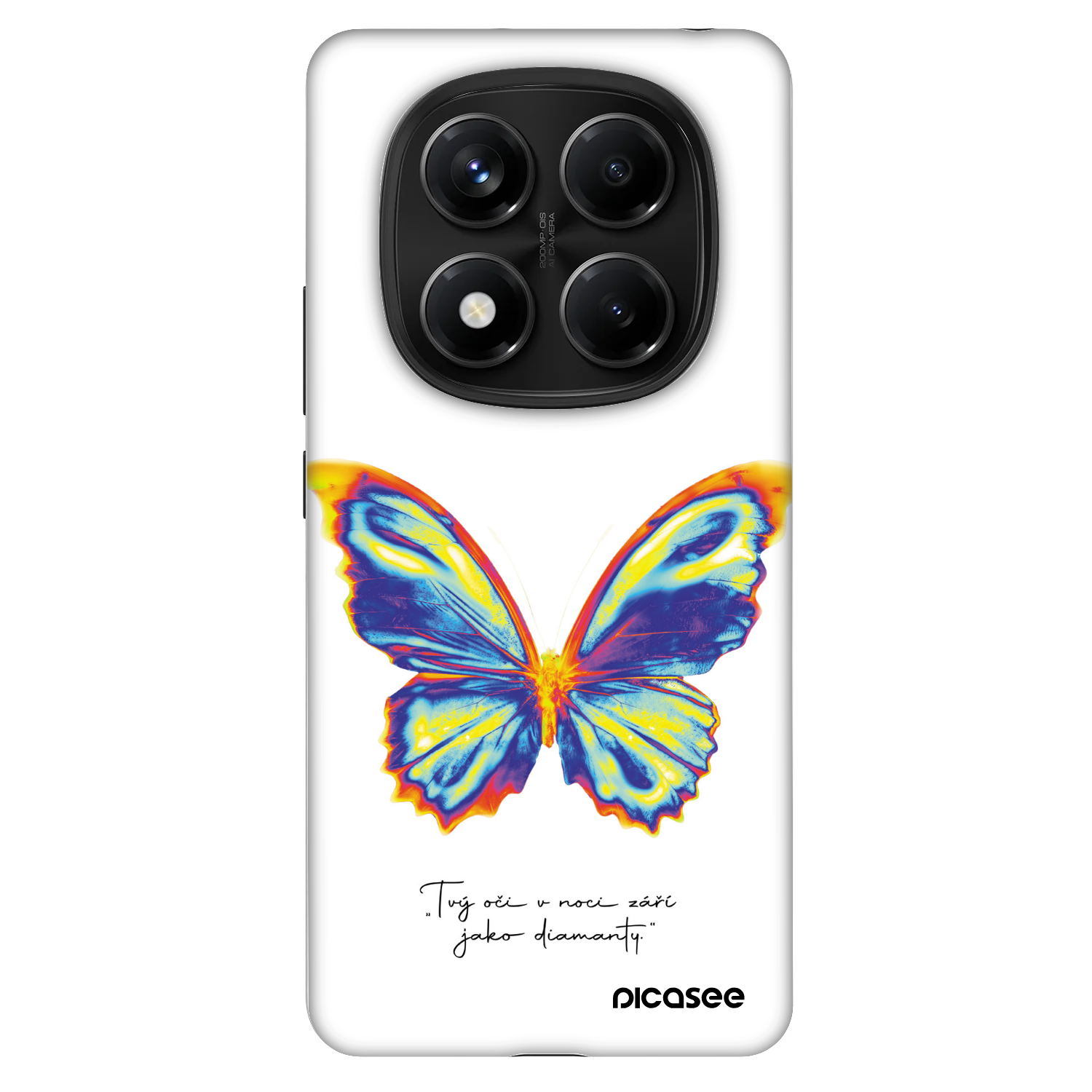 Picasee Fashion Case für Xiaomi Redmi Note 14 Pro 4G - Diamanty White