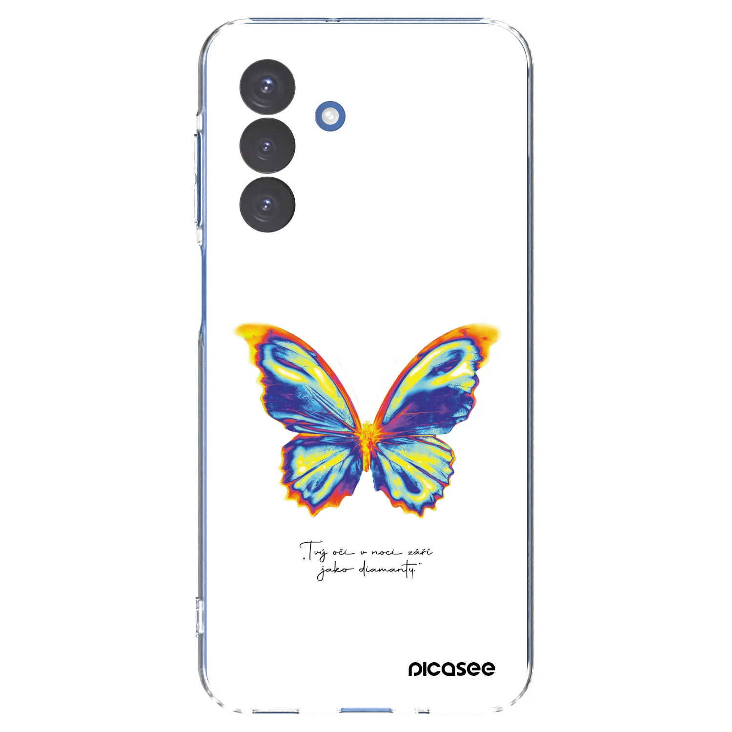 Picasee Samsung Galaxy A17 5G Hülle - Transparentes Silikon - Diamanty White