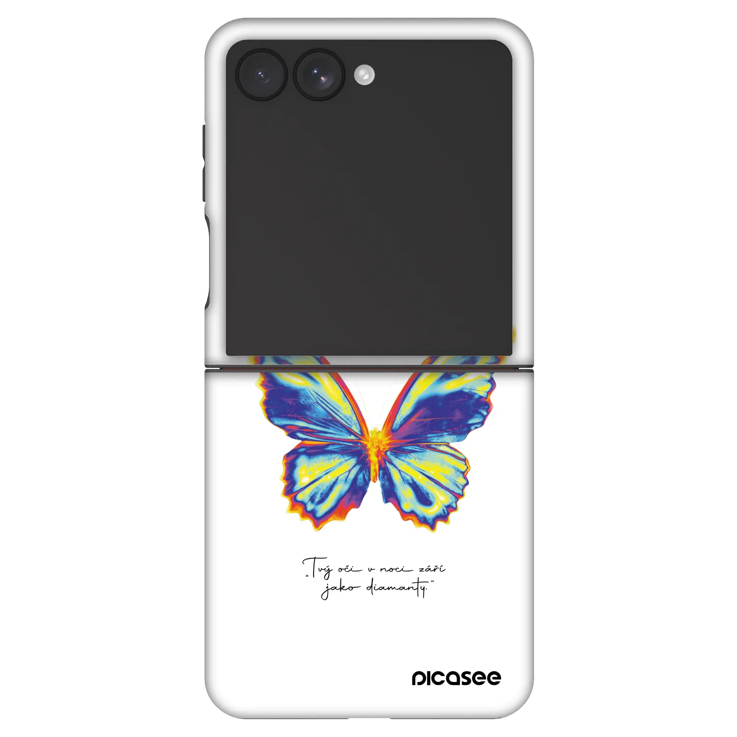 Picasee Fashion Case für Samsung Galaxy Z Flip7 5G - Diamanty White