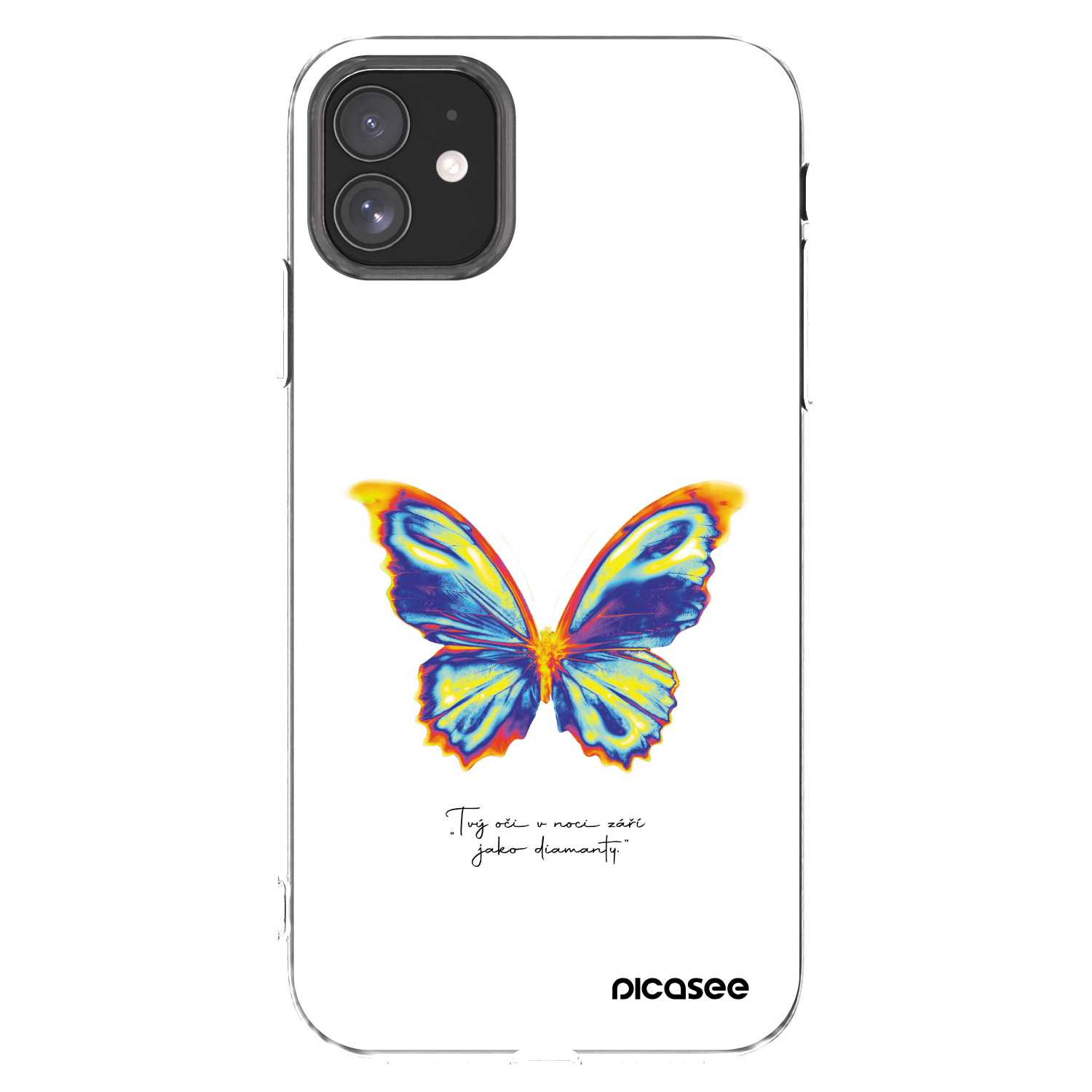 Picasee Apple iPhone 11 Hülle - Transparentes Silikon - Diamanty White