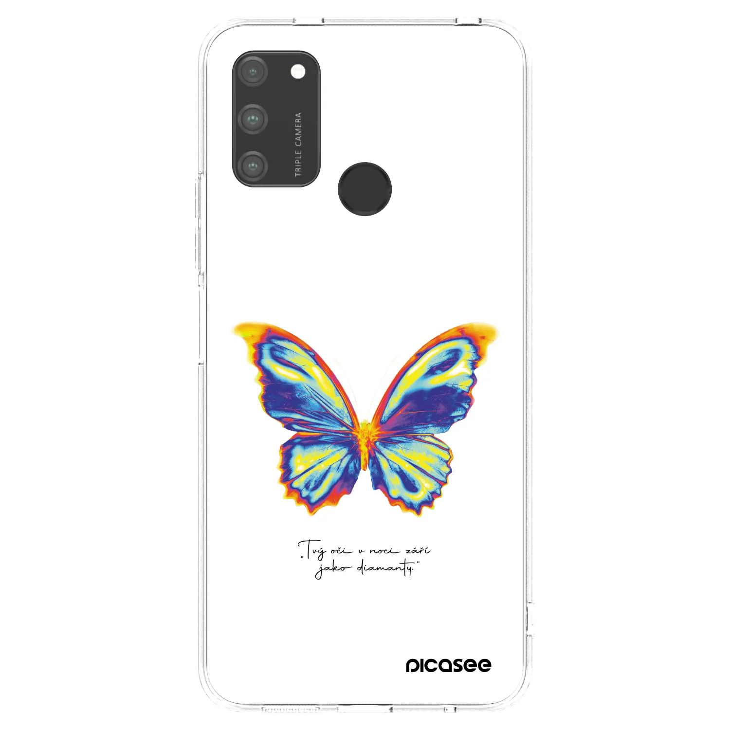 Picasee Honor 9A Hülle - Transparentes Silikon - Diamanty White