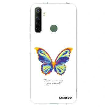 Picasee Realme 6i Hülle - Transparentes Silikon - Diamanty White