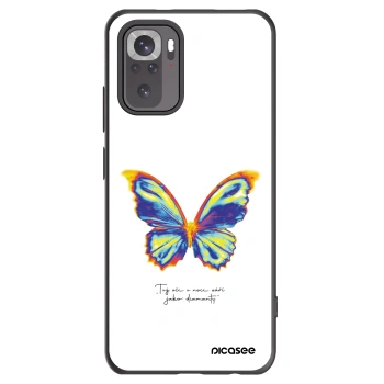 Picasee Xiaomi Redmi Note 10S Hülle - Schwarzes Silikon - Diamanty White