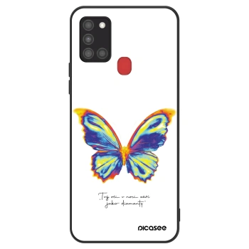 Hülle für Samsung Galaxy A21s - Diamanty White