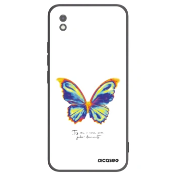 Picasee Xiaomi Redmi 9AT Hülle - Schwarzes Silikon - Diamanty White