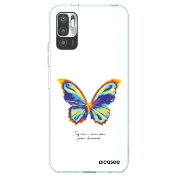 Picasee Xiaomi Redmi Note 10 5G Hülle - Transparentes Silikon - Diamanty White