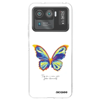 Picasee Xiaomi Mi 11 Ultra Hülle - Transparentes Silikon - Diamanty White