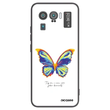 Picasee Xiaomi Mi 11 Ultra Hülle - Schwarzes Silikon - Diamanty White