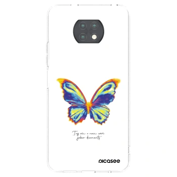 Picasee Xiaomi Redmi Note 9T Hülle - Transparentes Silikon - Diamanty White