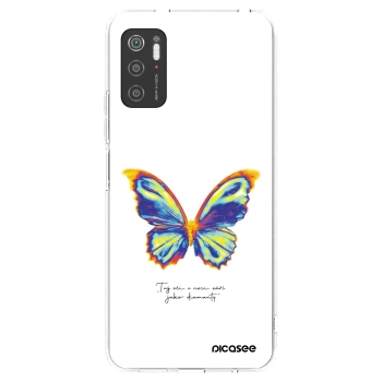 Picasee Xiaomi Poco M3 Pro 5G Hülle - Transparentes Silikon - Diamanty White
