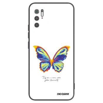Picasee Xiaomi Poco M3 Pro 5G Hülle - Schwarzes Silikon - Diamanty White