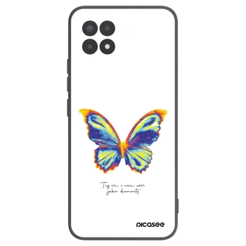 Picasee Realme 8i Hülle - Schwarzes Silikon - Diamanty White