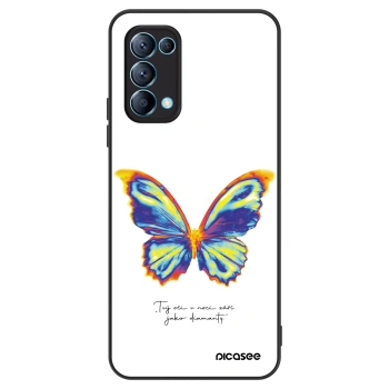 Hülle für OPPO Reno 5 5G - Diamanty White