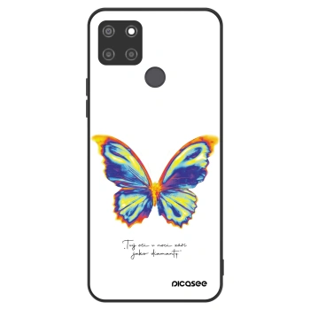 Hülle für Realme C21Y - Diamanty White