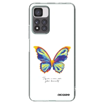 Picasee Xiaomi Redmi Note 11 Pro+ 5G Hülle - Transparentes Silikon - Diamanty White