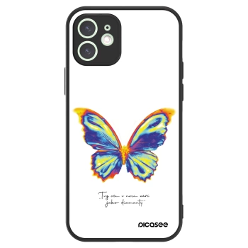 Picasee ULTIMATE CASE MagSafe für Apple iPhone 12 - Diamanty White