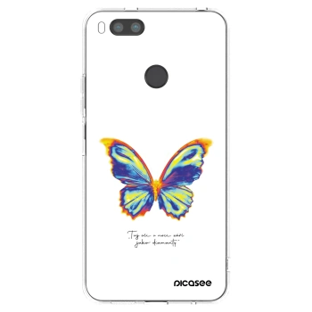 Picasee Xiaomi Redmi A1 Hülle - Transparentes Silikon - Diamanty White