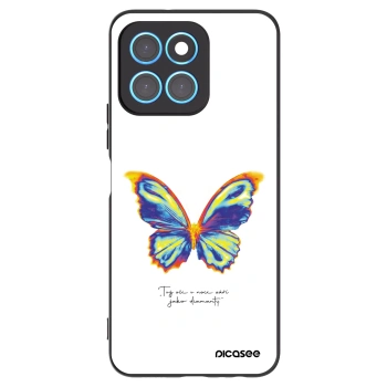 Picasee Honor X6 Hülle - Schwarzes Silikon - Diamanty White