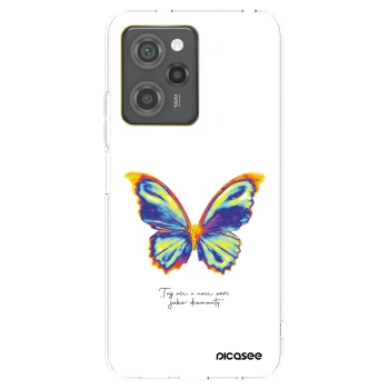 Picasee Xiaomi Poco X5 Pro Hülle - Schwarzes Silikon - Diamanty White