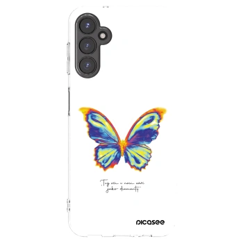 Picasee Samsung Galaxy A14 4G A145R Hülle - Transparentes Silikon - Diamanty White