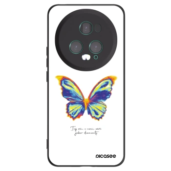 Picasee Honor Magic5 Pro Hülle - Schwarzes Silikon - Diamanty White