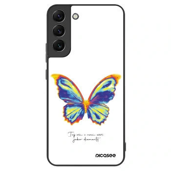 Picasee ULTIMATE CASE PowerShare für Samsung Galaxy S22+ 5G - Diamanty White
