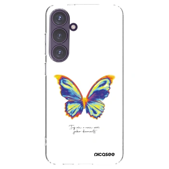 Picasee Samsung Galaxy S24+ S926B 5G Hülle - Transparentes Silikon - Diamanty White