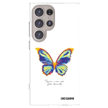Picasee Samsung Galaxy S24 Ultra S928B 5G Hülle - Transparentes Silikon - Diamanty White